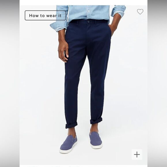 J. Crew Factory Athletic slim-fit khaki pant Item AZ844 - Picture 1 of 7
